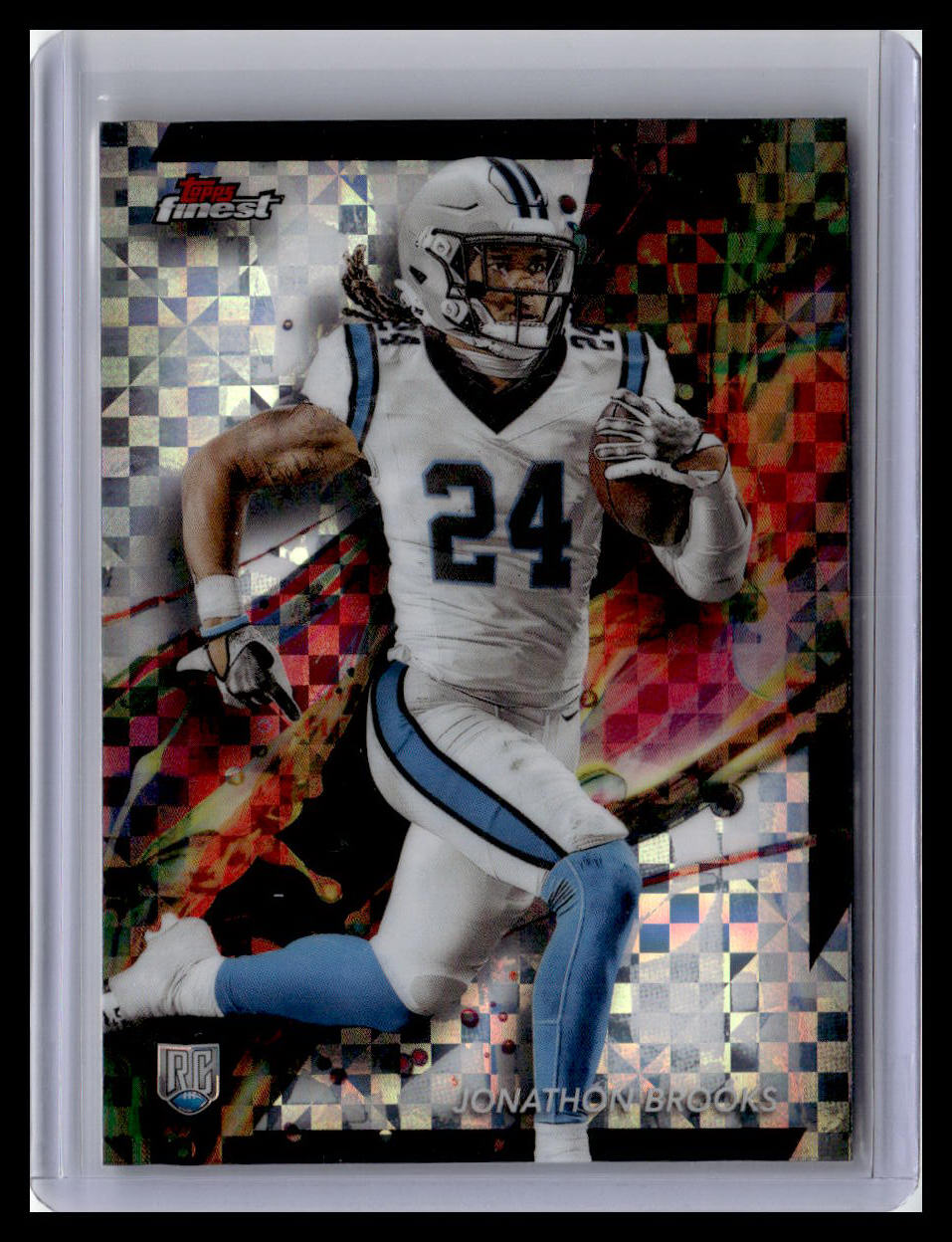 2024 Finest #70 Jonathon Brooks Checkerboard Refractor