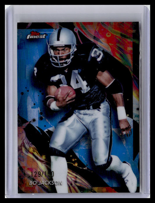 2024 Finest #142 Bo Jackson Blue Refractor #/150