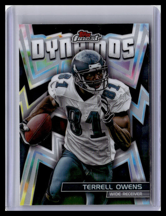 2024 Finest #DYN-27 Terrell Owens Dynamos