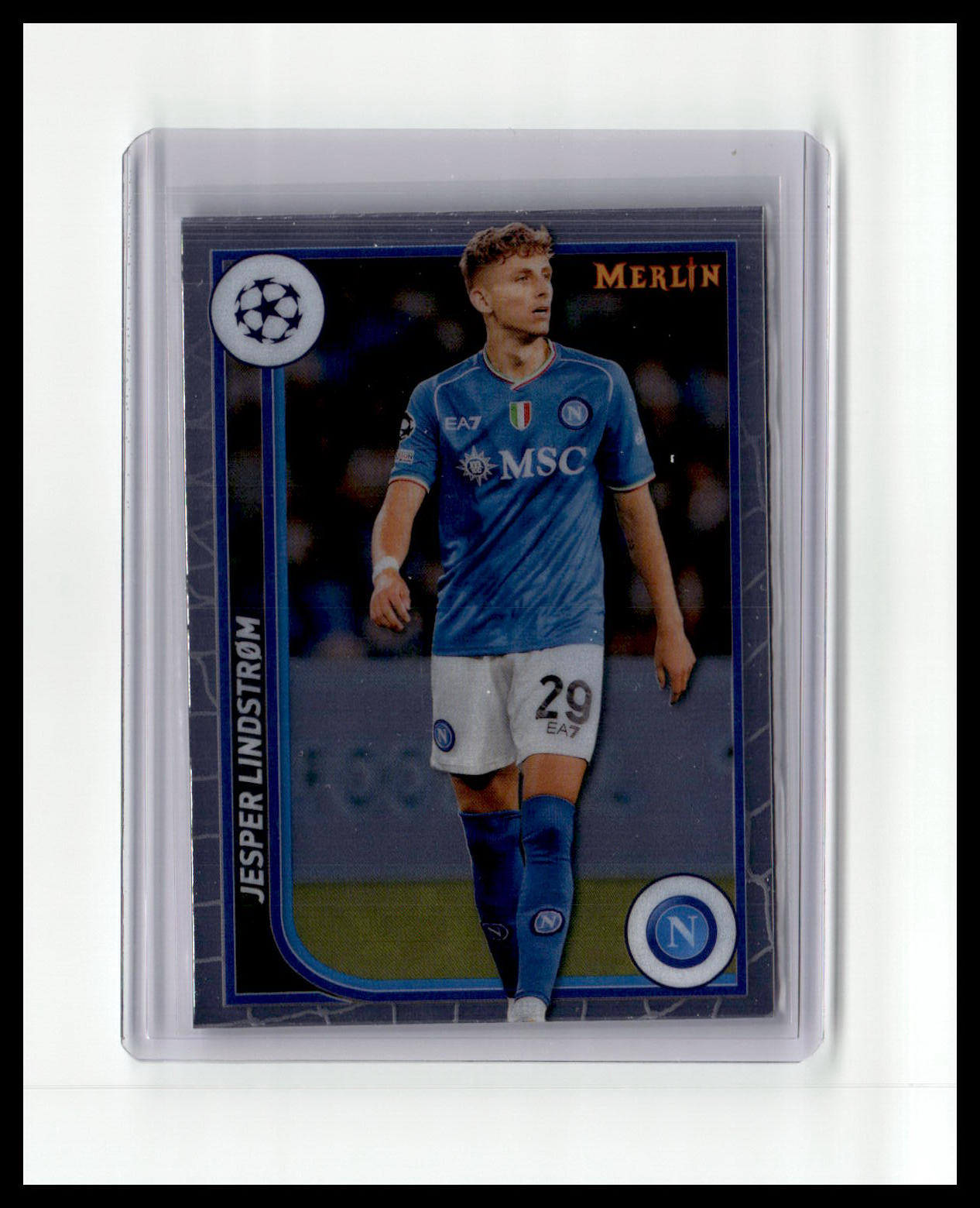 2023-24 Merlin UEFA Club Competitions #126 Jesper Lindstrøm (RC)