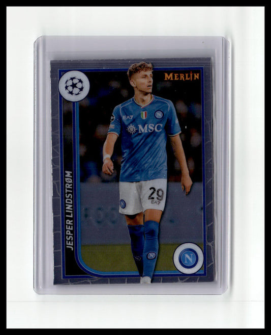 2023-24 Merlin UEFA Club Competitions #126 Jesper Lindstrøm (RC)