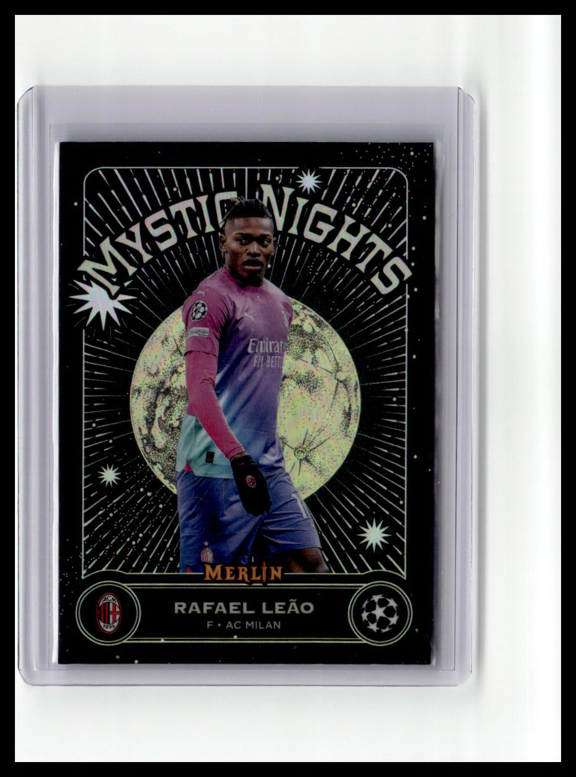 2023-24 Merlin UEFA Club Competitions #MN-9 Rafael Leão Mystic Nights