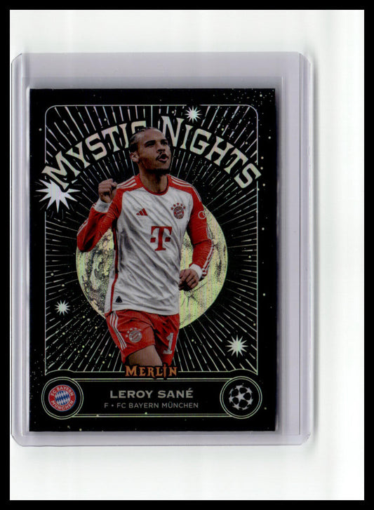 2023-24 Merlin UEFA Club Competitions #MN-7 Leroy Sané Mystic Nights