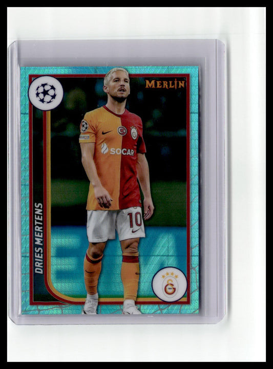 2023-24 Merlin UEFA Club Competitions #64 Dries Mertens (RC) Aqua Prizm