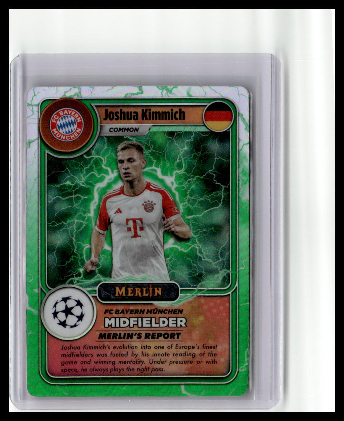 2023-24 Merlin UEFA Club Comp #MG-36 Joshua Kimmich Merlin's Gamers Lightning