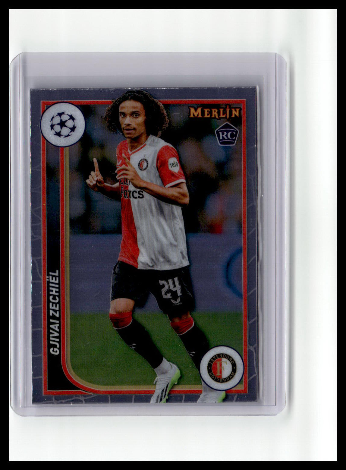 2023-24 Merlin UEFA Club Competitions #54 Gjivai Zechiël (RC)
