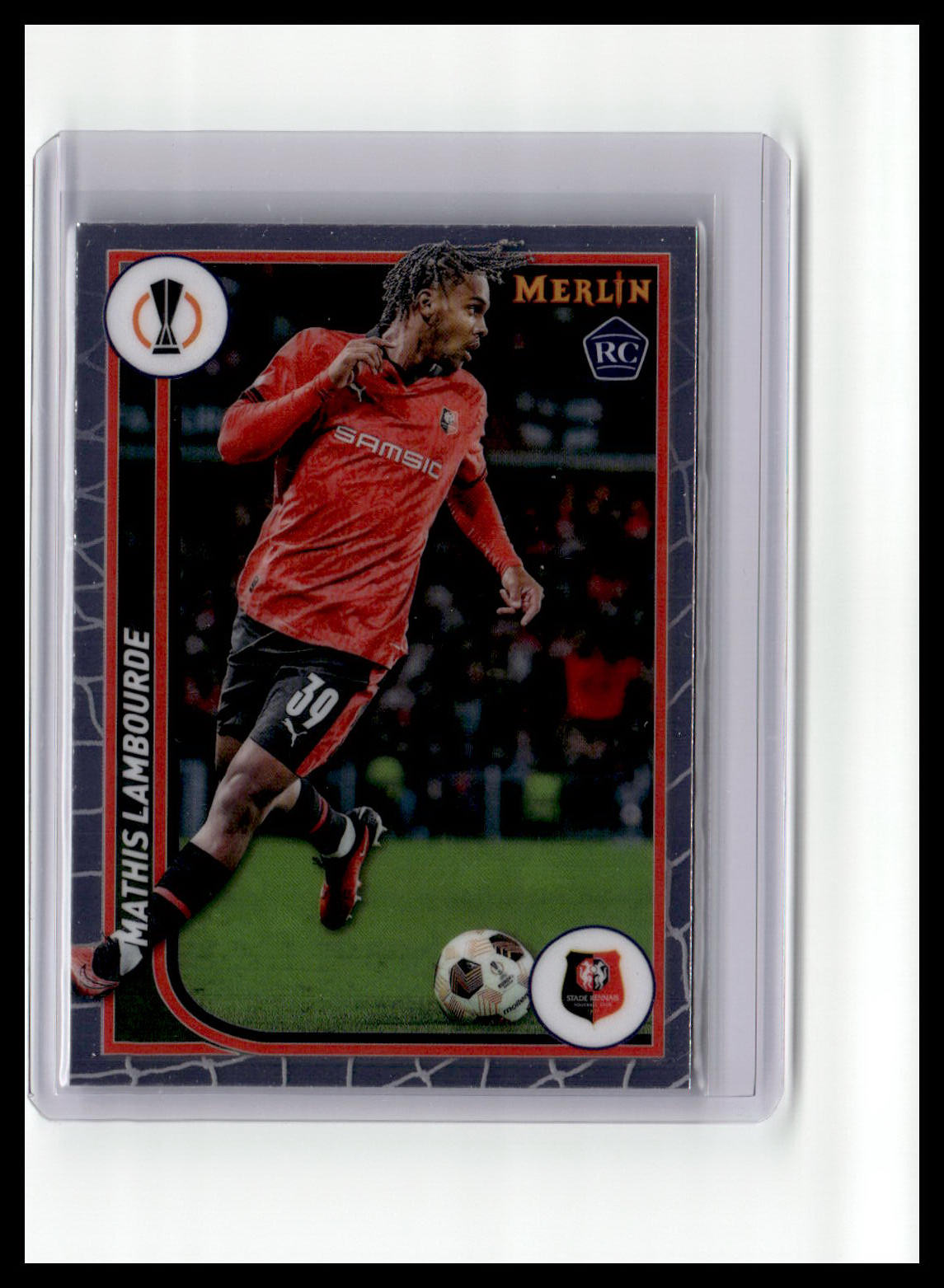 2023-24 Merlin UEFA Club Competitions #111 Mathis Lambourde (RC)