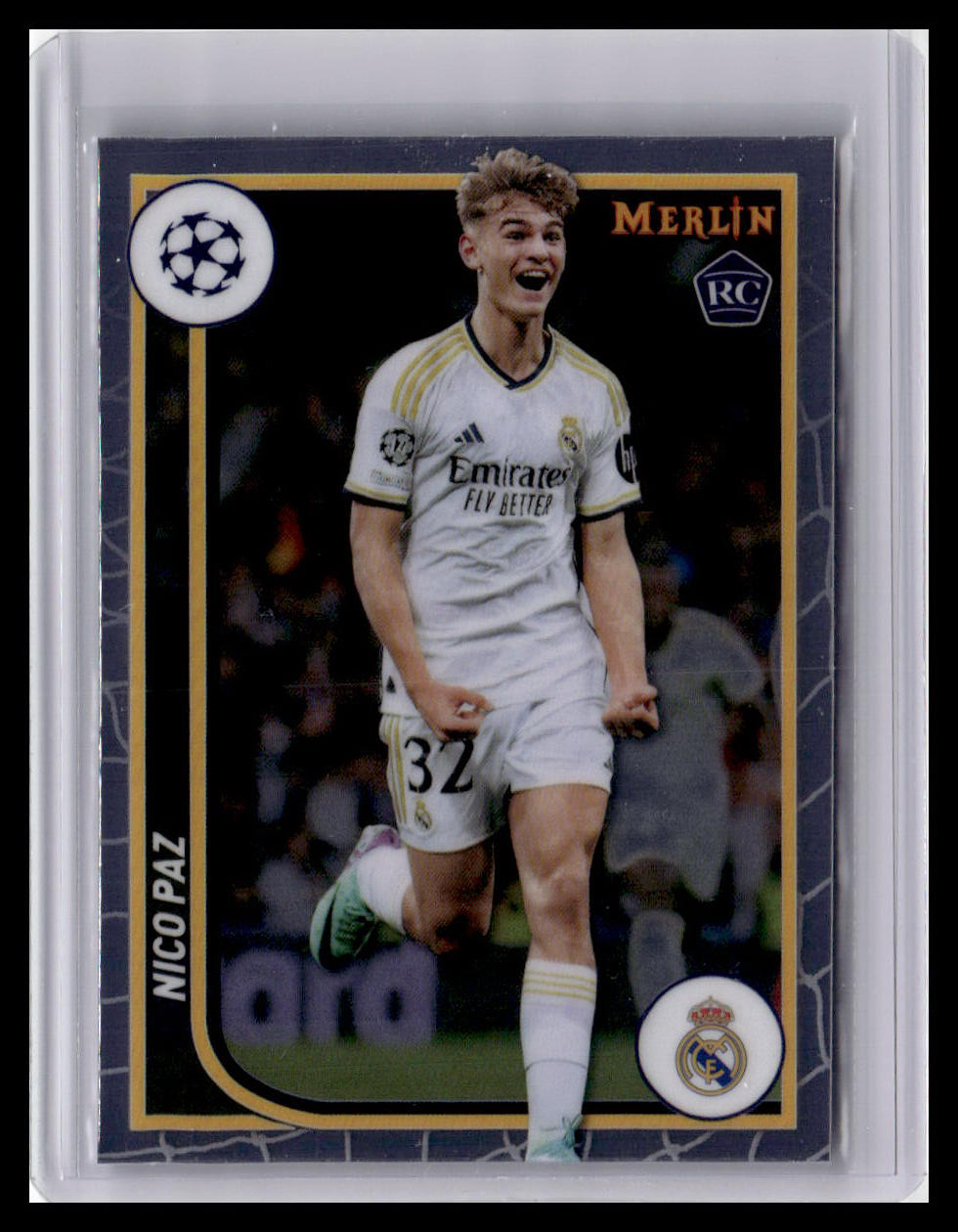 2023-24 Merlin UEFA Club Competitions #117 Nico Paz (RC)