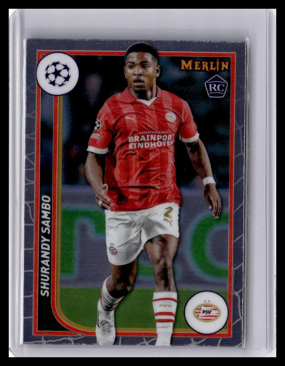2023-24 Merlin UEFA Club Competitions #98 Shurandy Sambo (RC)