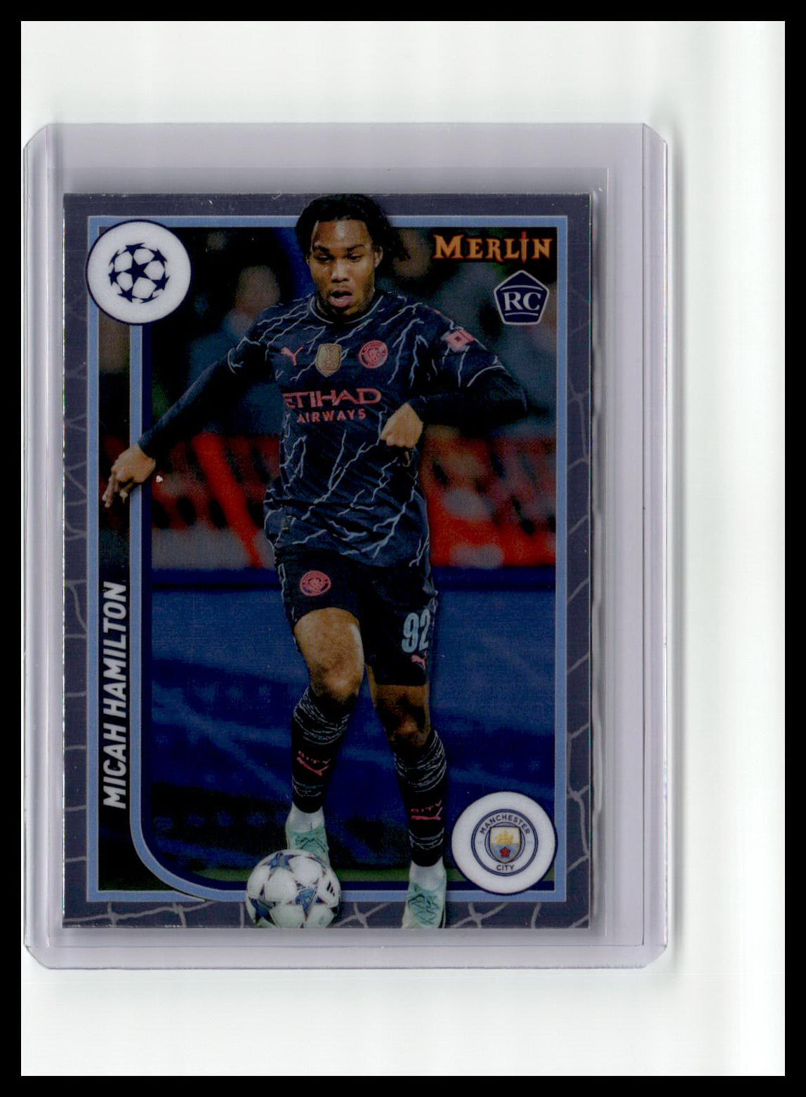 2023-24 Merlin UEFA Club Competitions #140 Micah Hamilton (RC)