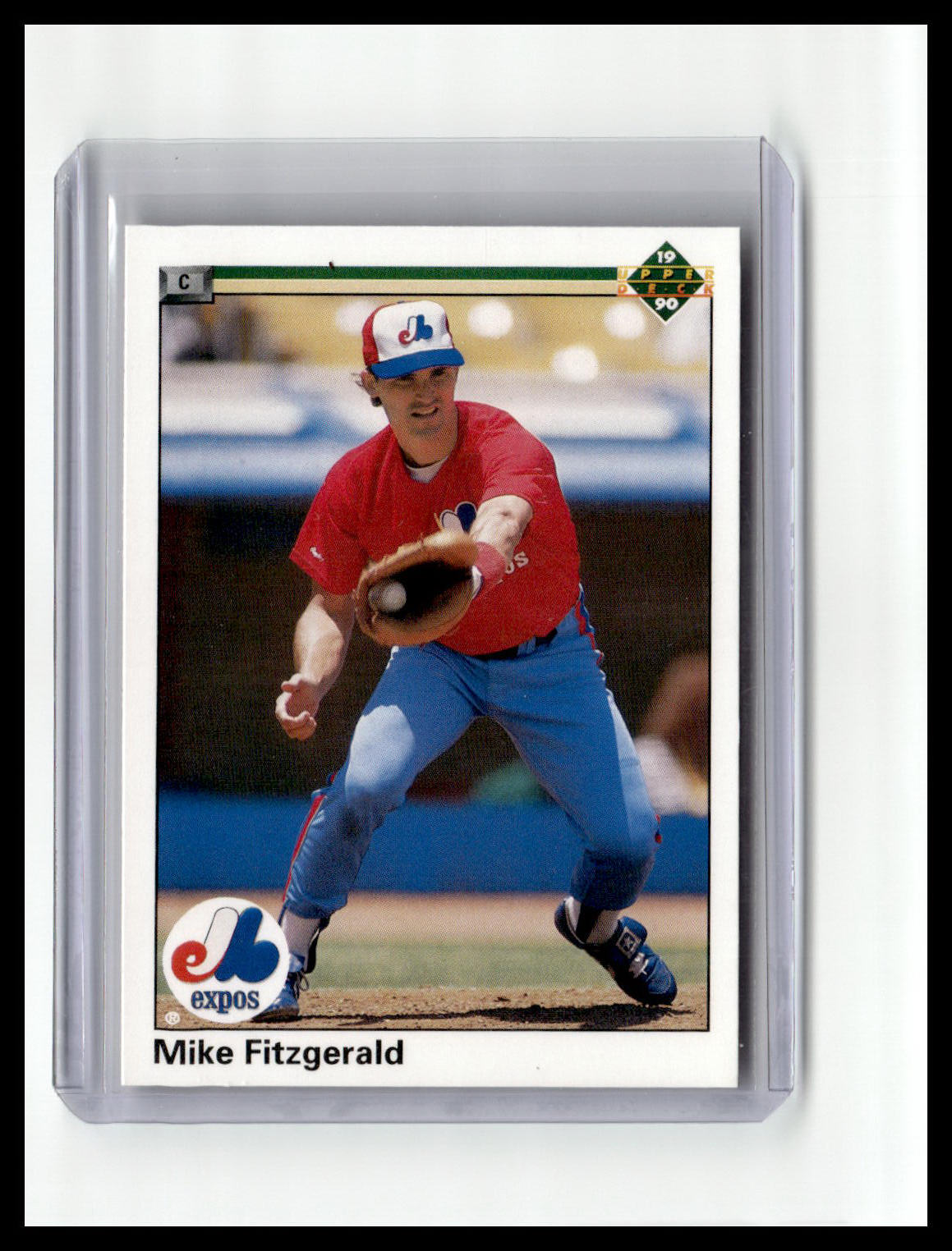 1990 Upper Deck #558 Mike Fitzgerald