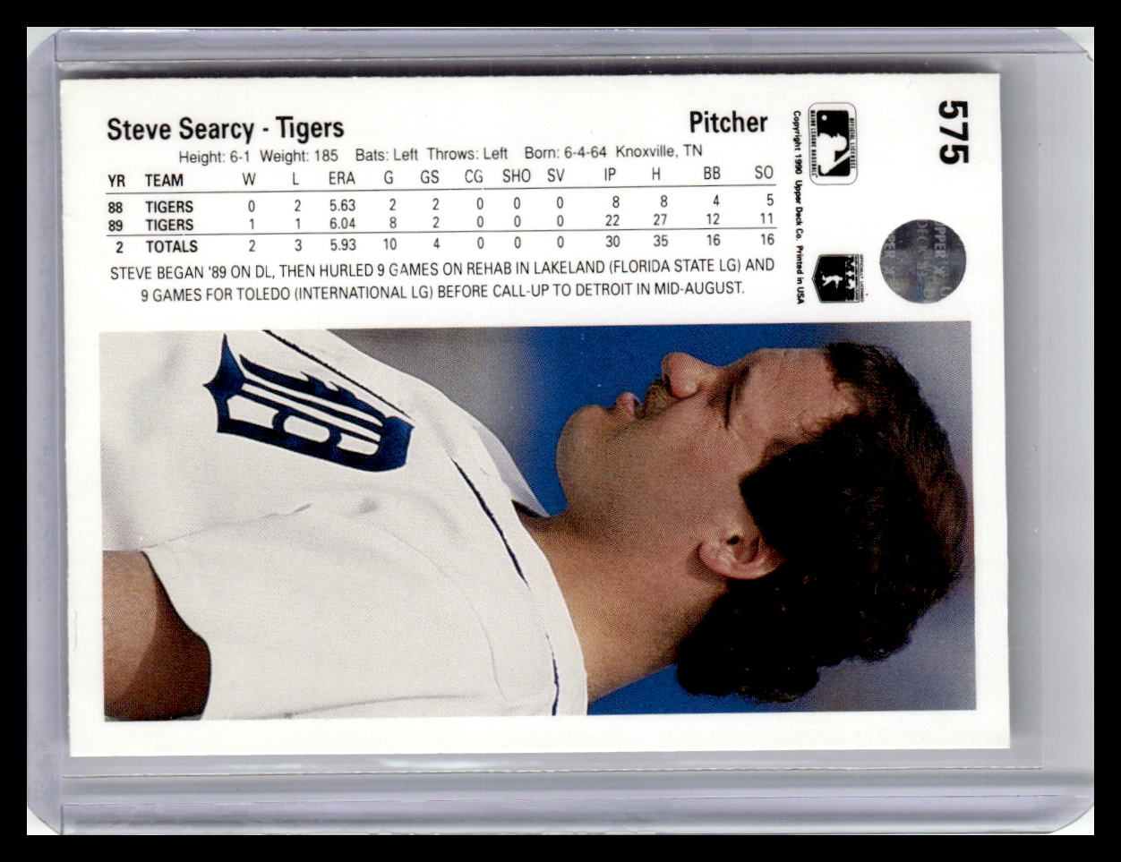 1990 Upper Deck #575 Steve Searcy