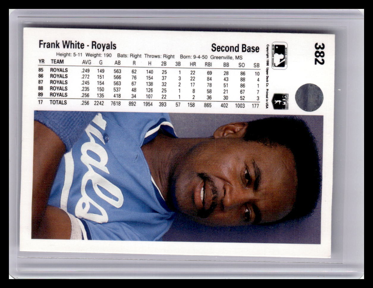 1990 Upper Deck #382 Frank White
