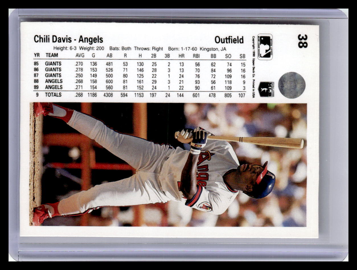 1990 Upper Deck #38 Chili Davis