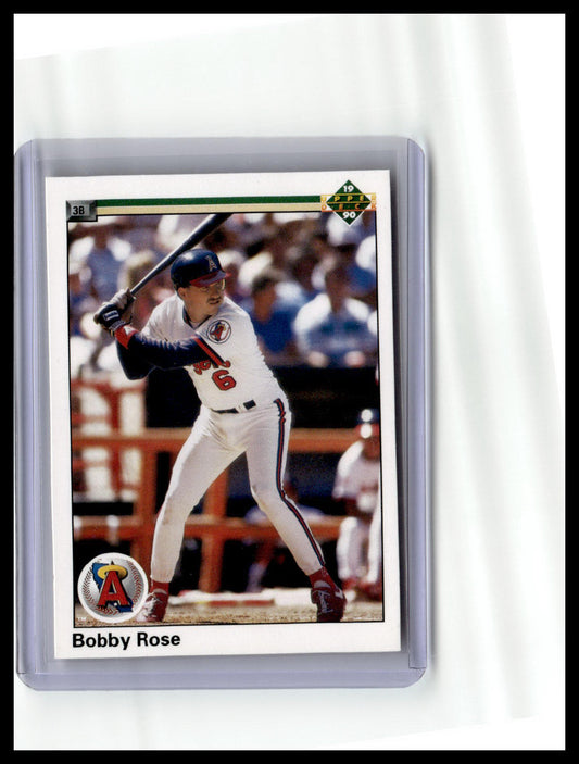 1990 Upper Deck #77 Bobby Rose