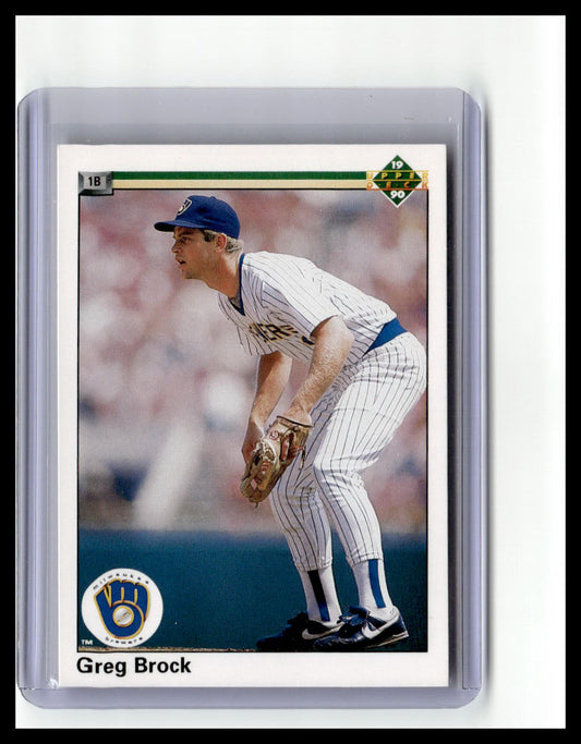 1990 Upper Deck #514 Greg Brock
