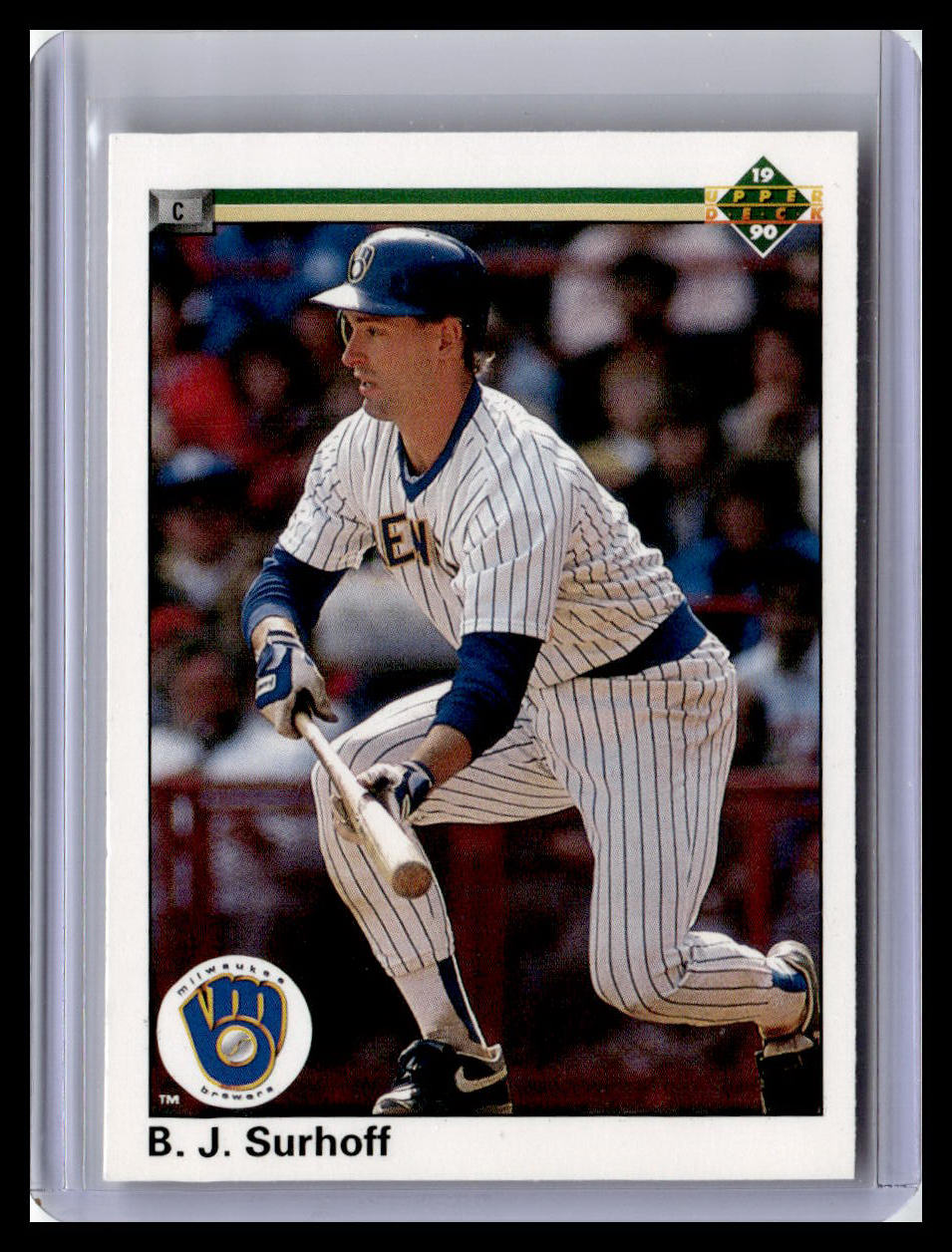 1990 Upper Deck #159a B.J. Surhoff