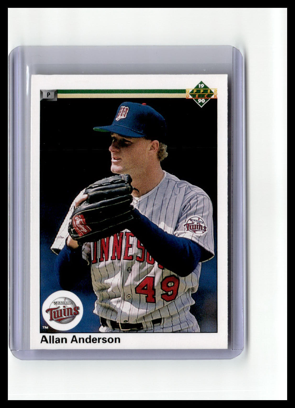 1990 Upper Deck #219 Allan Anderson
