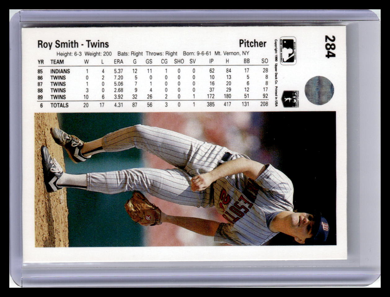 1990 Upper Deck #284 Roy Smith