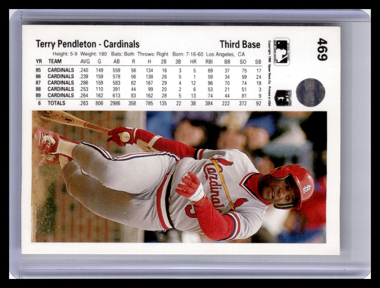 1990 Upper Deck #469 Terry Pendleton