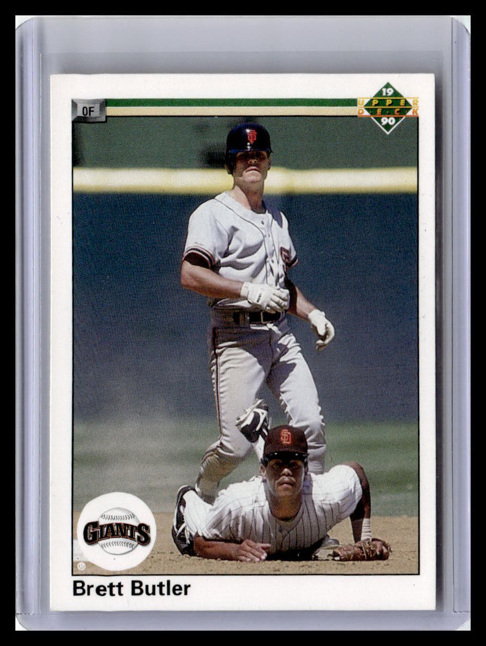 1990 Upper Deck #119a Brett Butler