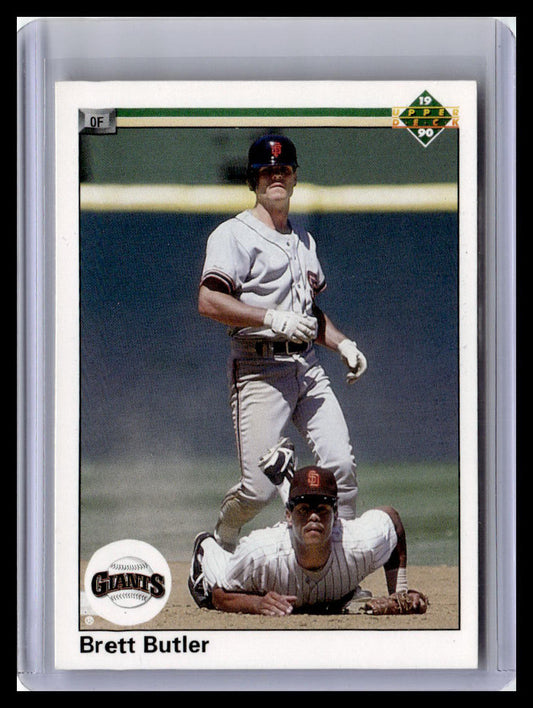 1990 Upper Deck #119a Brett Butler
