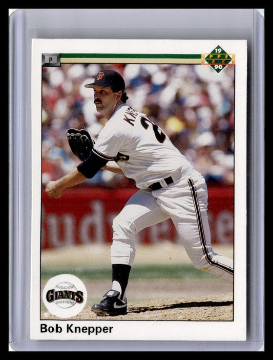 1990 Upper Deck #599 Bob Knepper