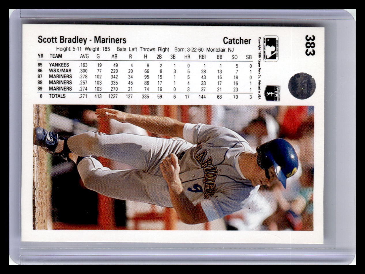 1990 Upper Deck #383 Scott Bradley