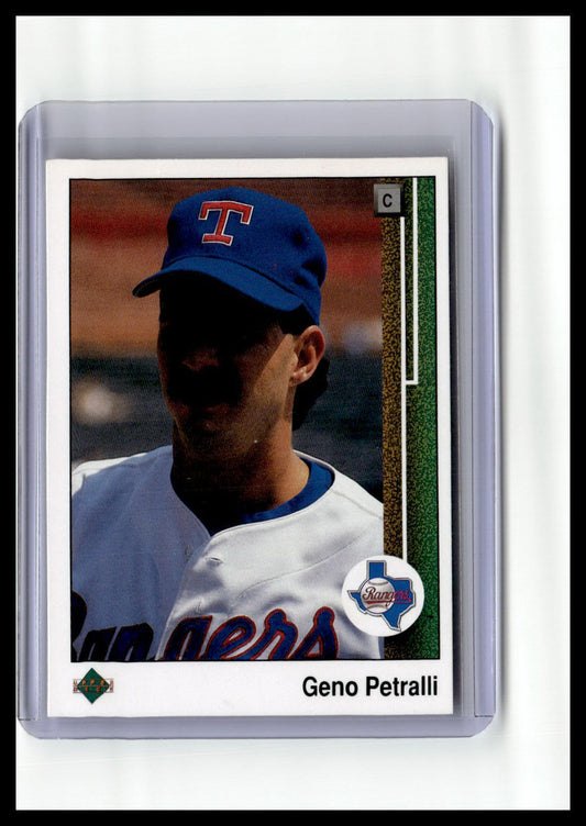 1989 Upper Deck #482 Geno Petralli