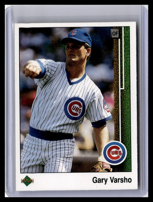 1989 Upper Deck #321b Gary Varsho