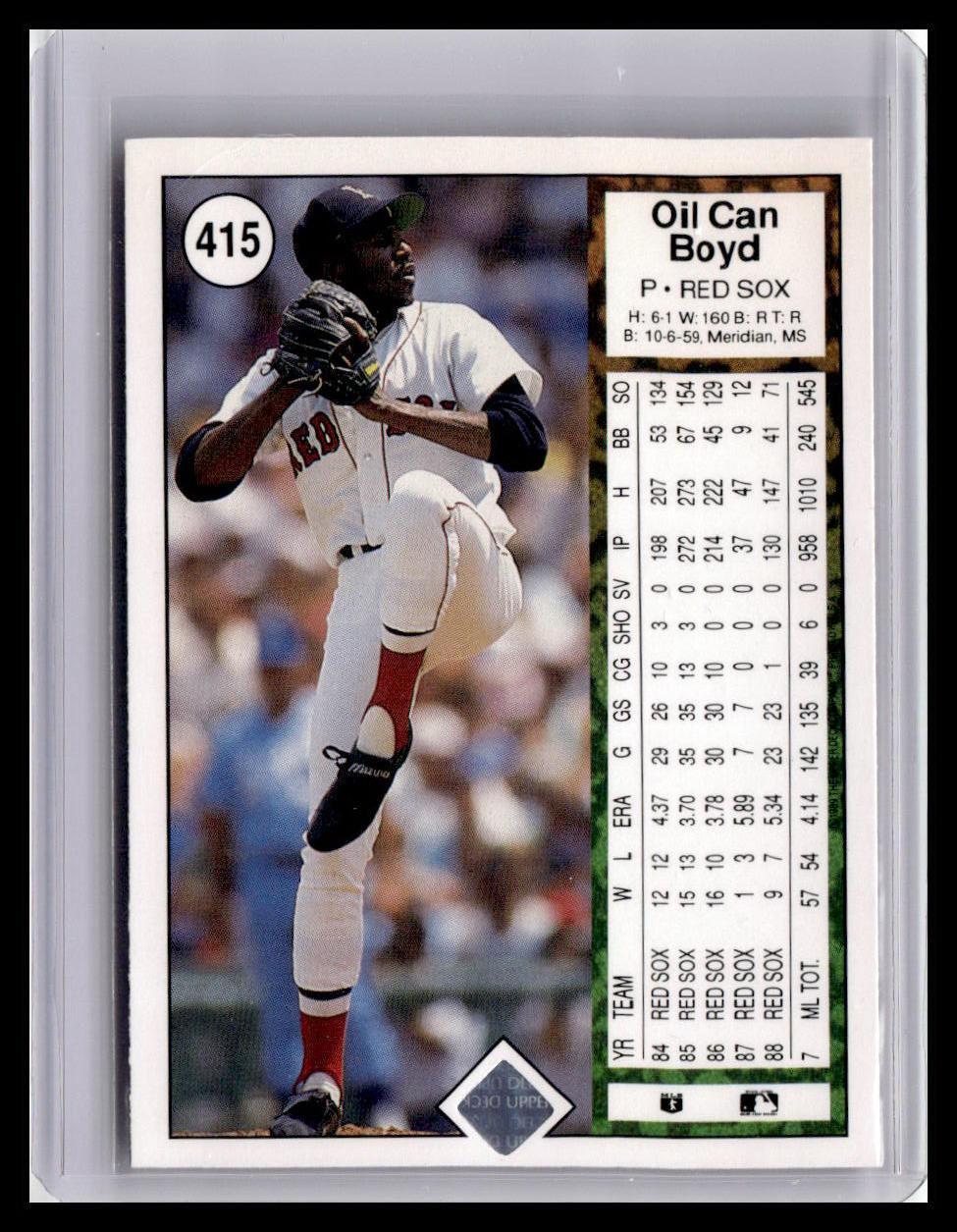 1989 Upper Deck #415 Oil Can Boyd