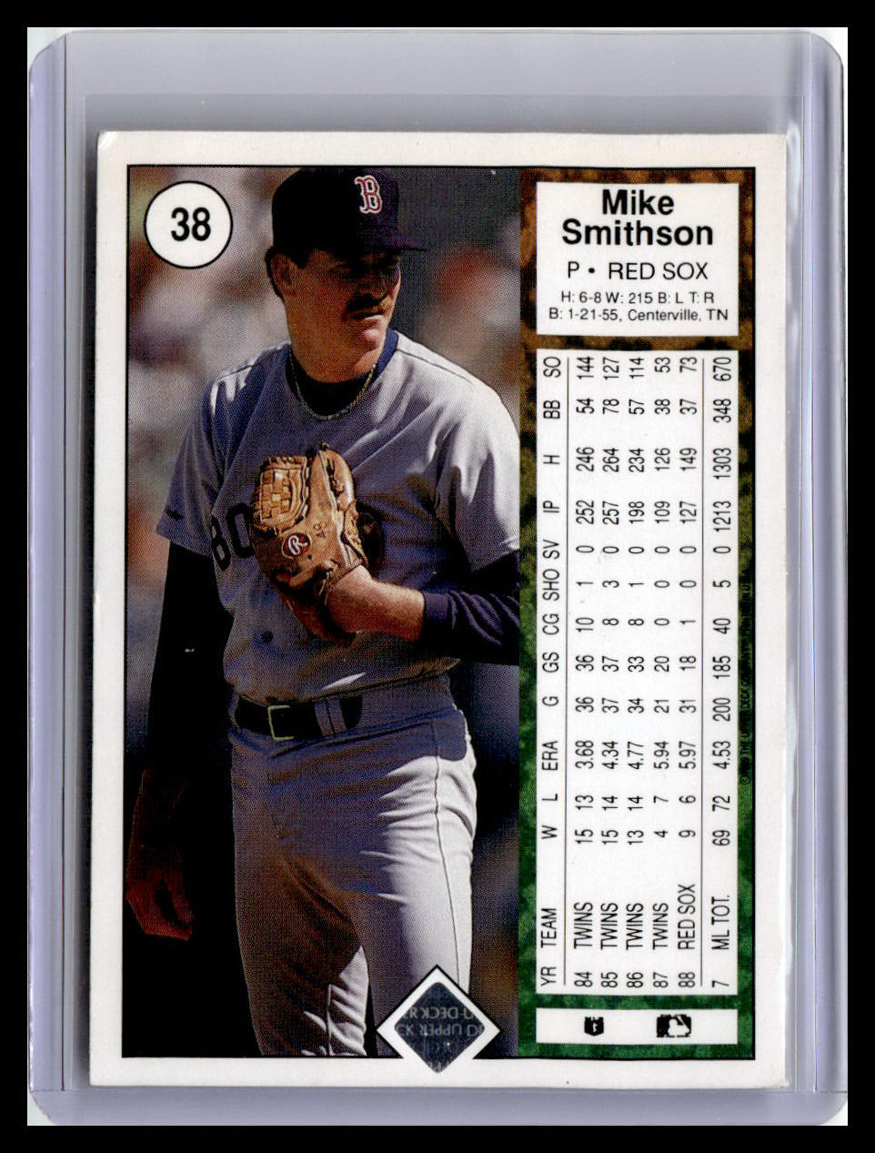 1989 Upper Deck #38 Mike Smithson