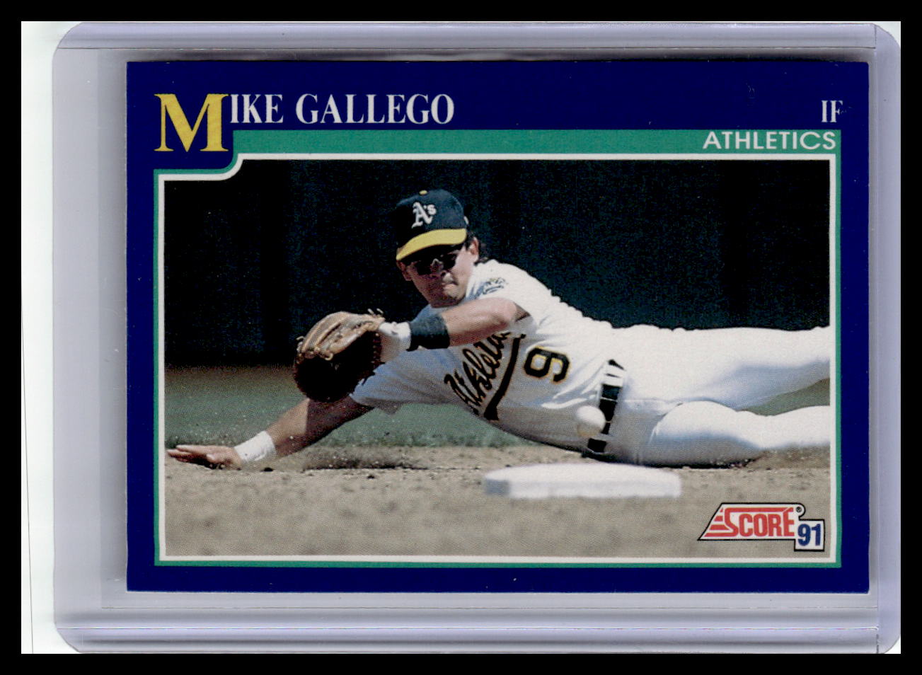 1991 Score #476 Mike Gallego
