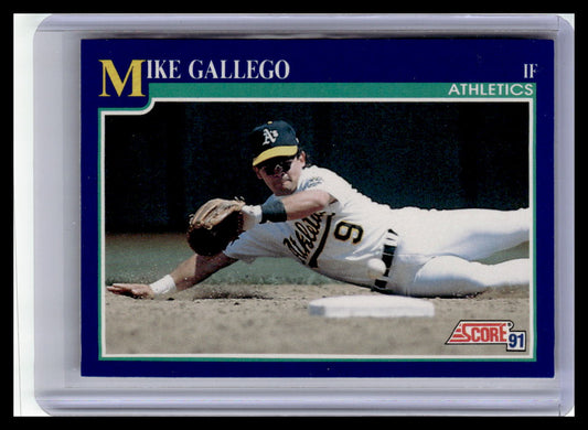 1991 Score #476 Mike Gallego