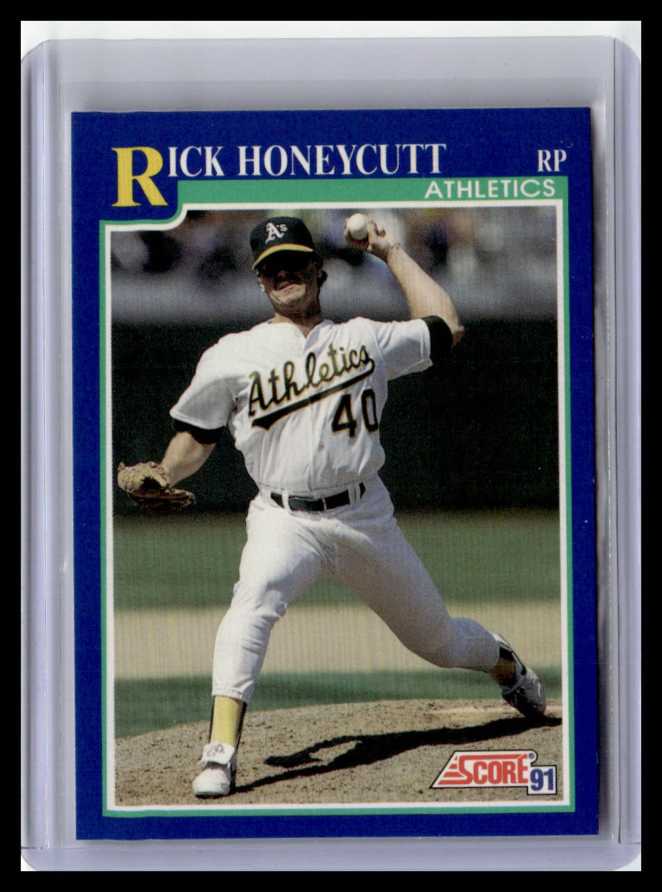 1991 Score #539 Rick Honeycutt