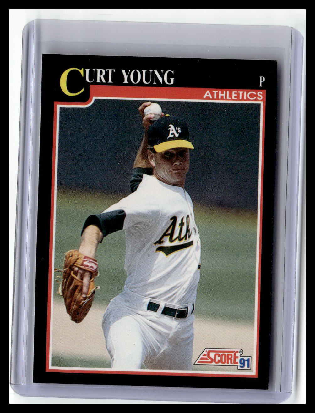1991 Score #236 Curt Young