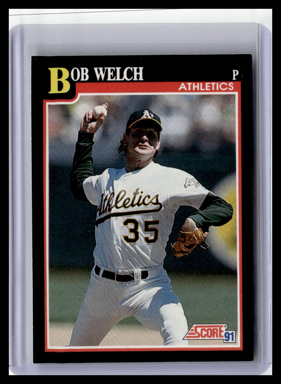 1991 Score #311 Bob Welch