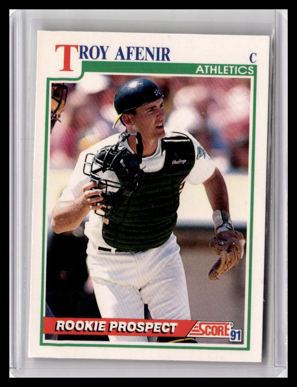 1991 Score #745 Troy Afenir