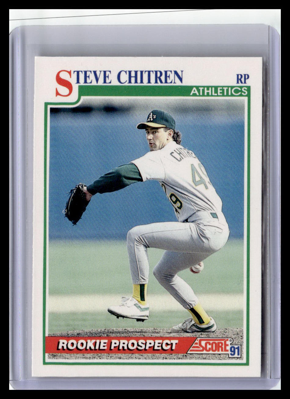 1991 Score #760 Steve Chitren