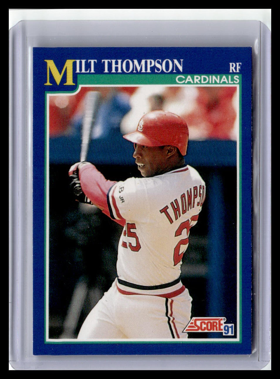 1991 Score #54 Milt Thompson