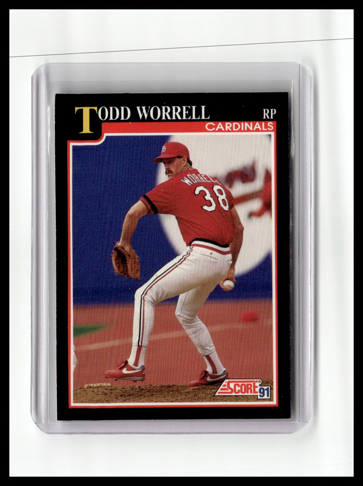 1991 Score #807 Todd Worrell