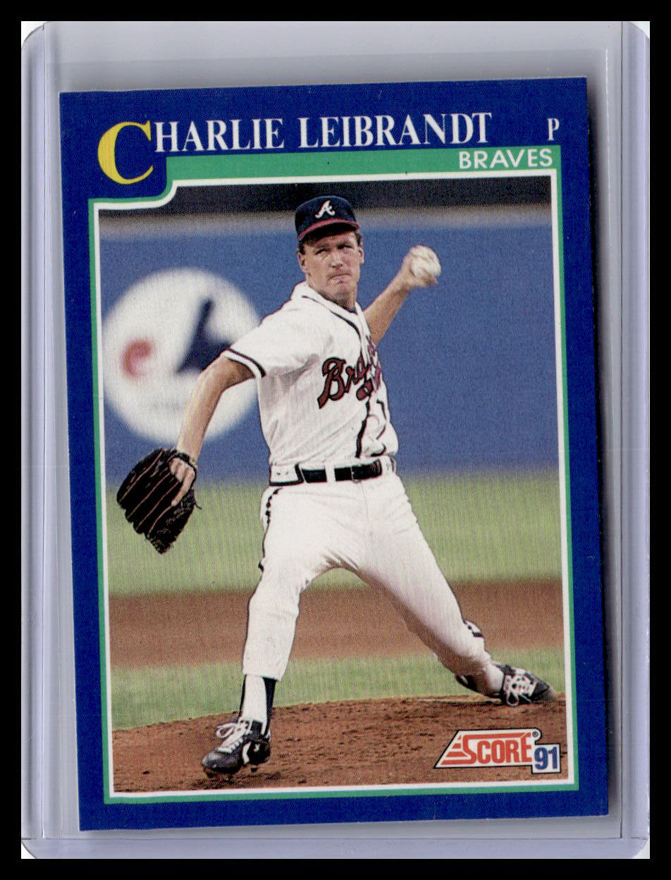 1991 Score #536 Charlie Leibrandt