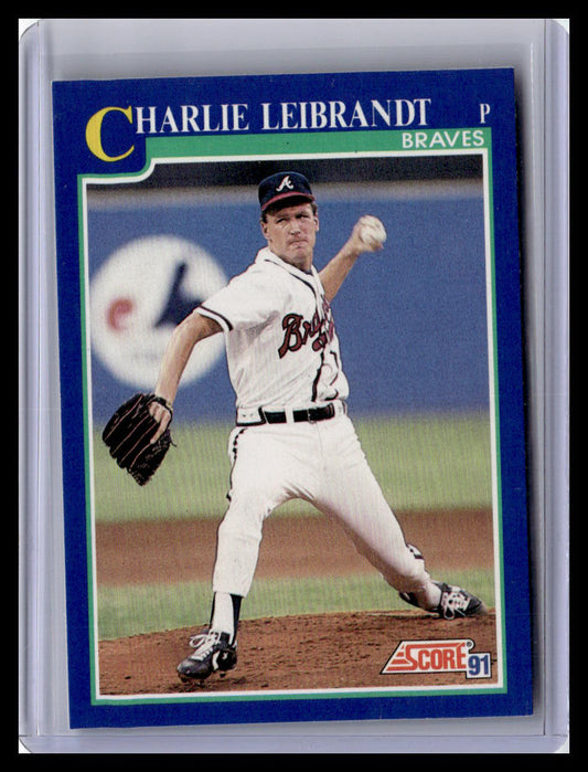 1991 Score #536 Charlie Leibrandt