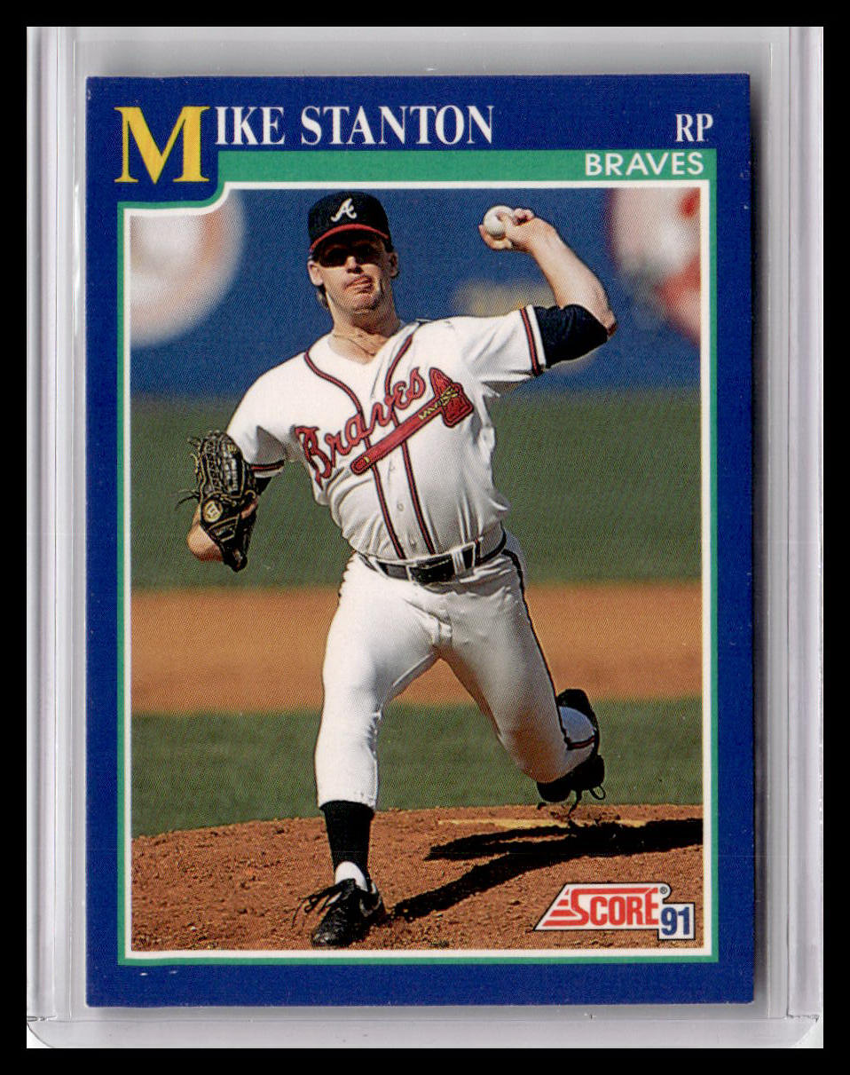 1991 Score #468 Mike Stanton