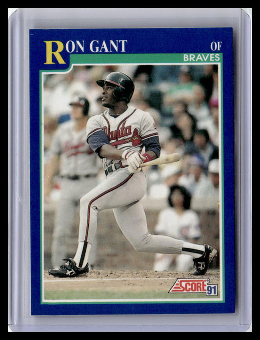 1991 Score #448 Ron Gant
