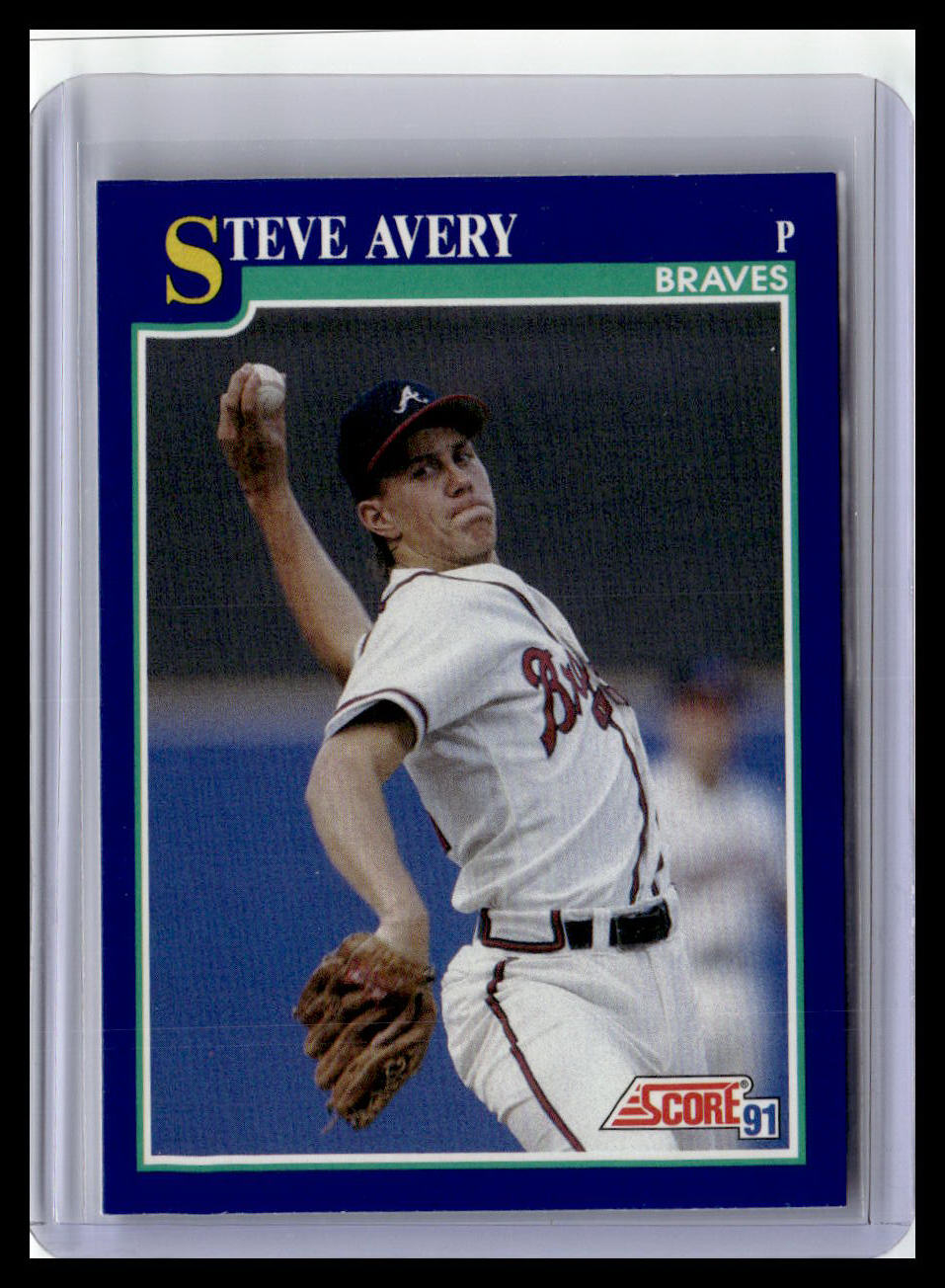 1991 Score #80 Steve Avery