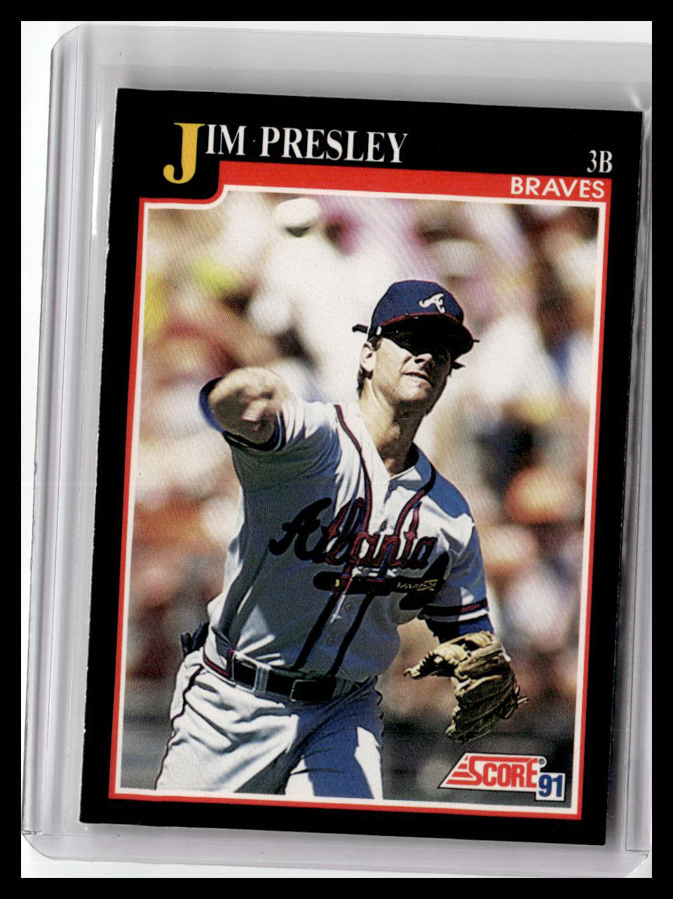 1991 Score #771 Jim Presley