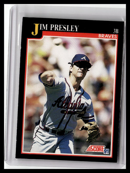 1991 Score #771 Jim Presley