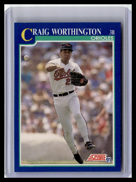 1991 Score #503 Craig Worthington