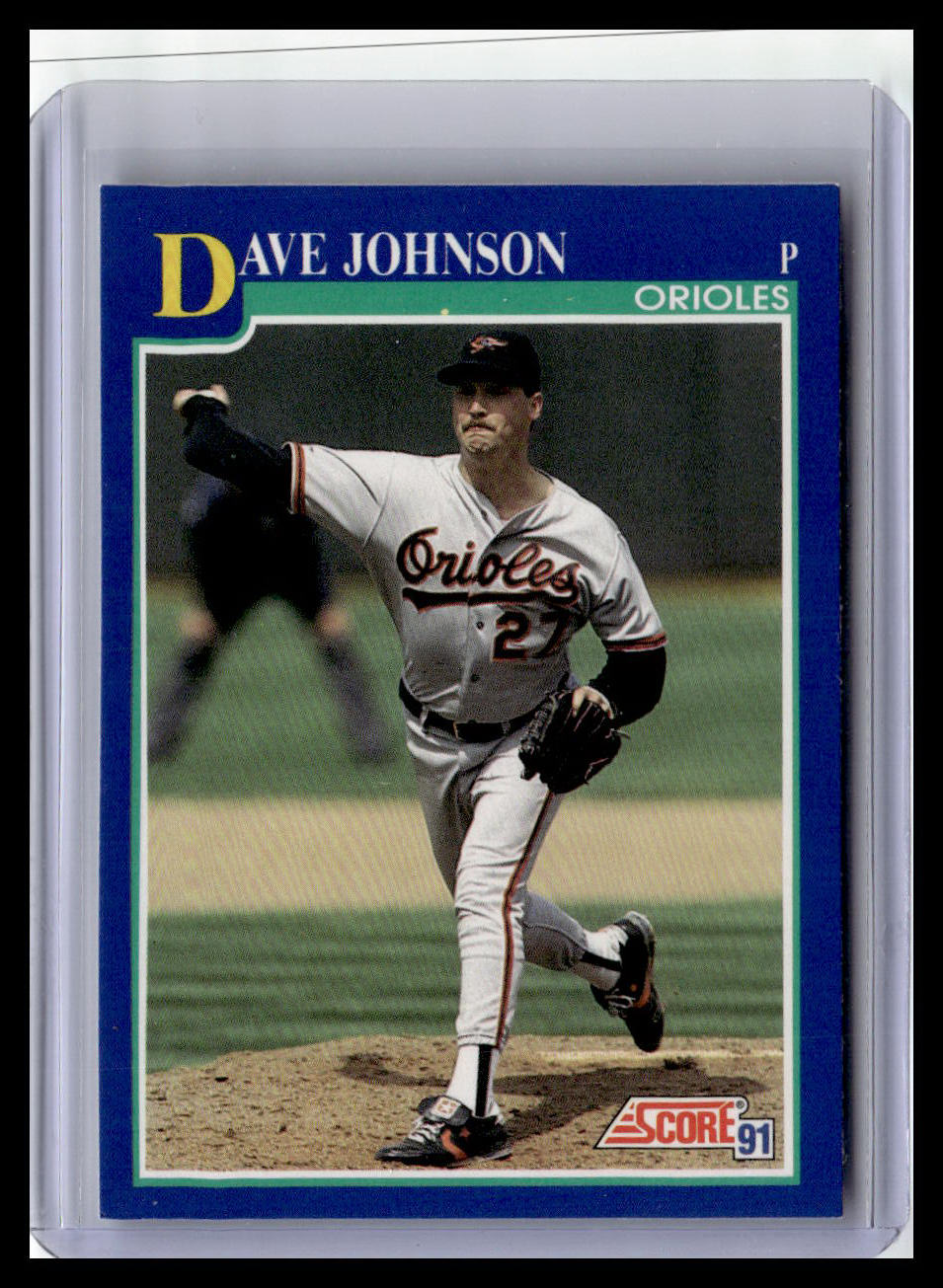 1991 Score #506 Dave Johnson